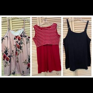 Nursing tanks and dress